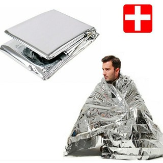 [พร้อมส่ง] Emergency Blanket ผ้าห่มฉุกเฉิน  ฟอยล์ อเนกประสงค์ ขนาดพกพา