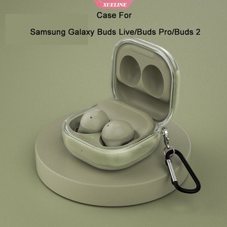 Samsung Galaxy Buds Pro/Live 2 ซิลิโคนอ่อนนุ่ม กันตก หูฟัง ฝาครอบ ทนทาน ใส สําหรับ Galaxy Buds Pro เคส