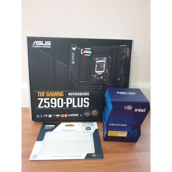 i9 11900K+ASUS TUF Z590-PLUS+KLEVV BoltX 16GB