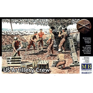 โมเดลประกอบฟิกเกอร์ทหาร Master Box 1/35MB3577 US ARTILLERY CREW