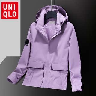 Uniqlo เสื้อแจ็กเก็ตกันลม กันน้ํา สไตล์สปอร์ต แฟชั่นฤดูหนาว สําหรับผู้หญิง 2023