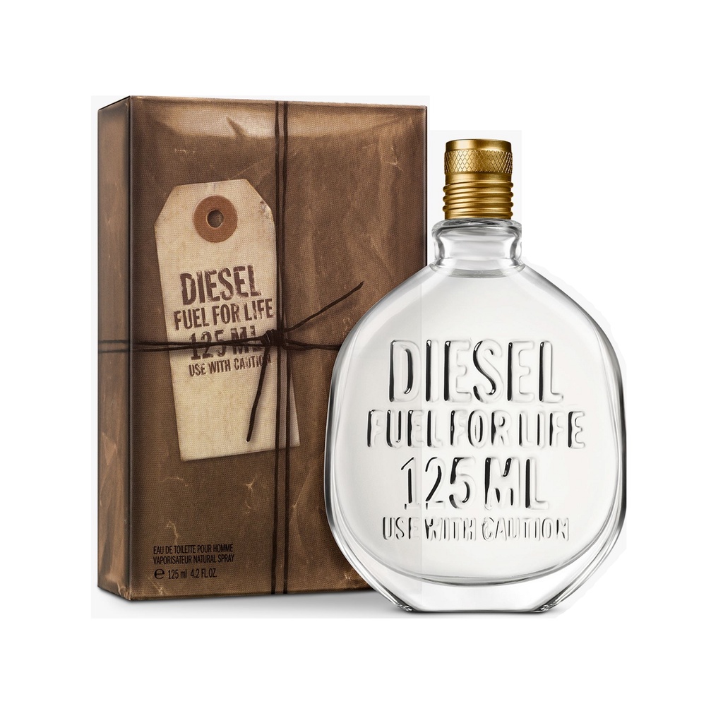 Diesel Fuel For Life Pour Homme EDT 125 ml - Bottle Without Pouch กล่องซีล