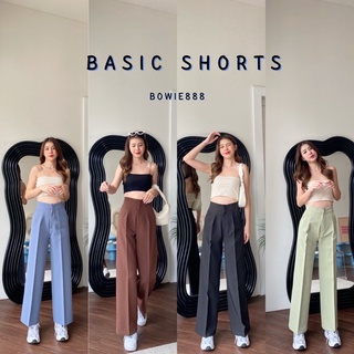 กางเกงขายาวรุ่น Basic Shorts  ทรงสวยมาก มี4สี (มีเก็บเงินปลายทาง)