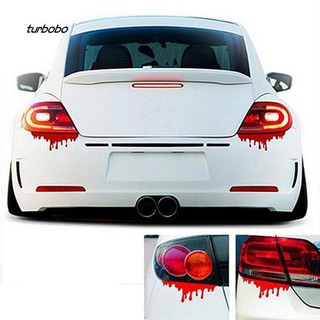 TBB_Reflective Red Blood Bleeding Car Sticker Car Decals Rear Front Headlight Sticker