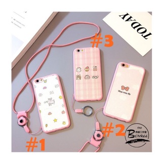 พร้อมส่งในไทย เคสไอโฟน 6/6S/7Plus/8Plus เนื้อนิ่มลายหวานแหวว