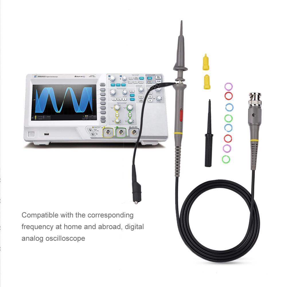 Oscilloscope Clip Probes Test Leads Kit P6020 20MHz X10X1 xguli.th