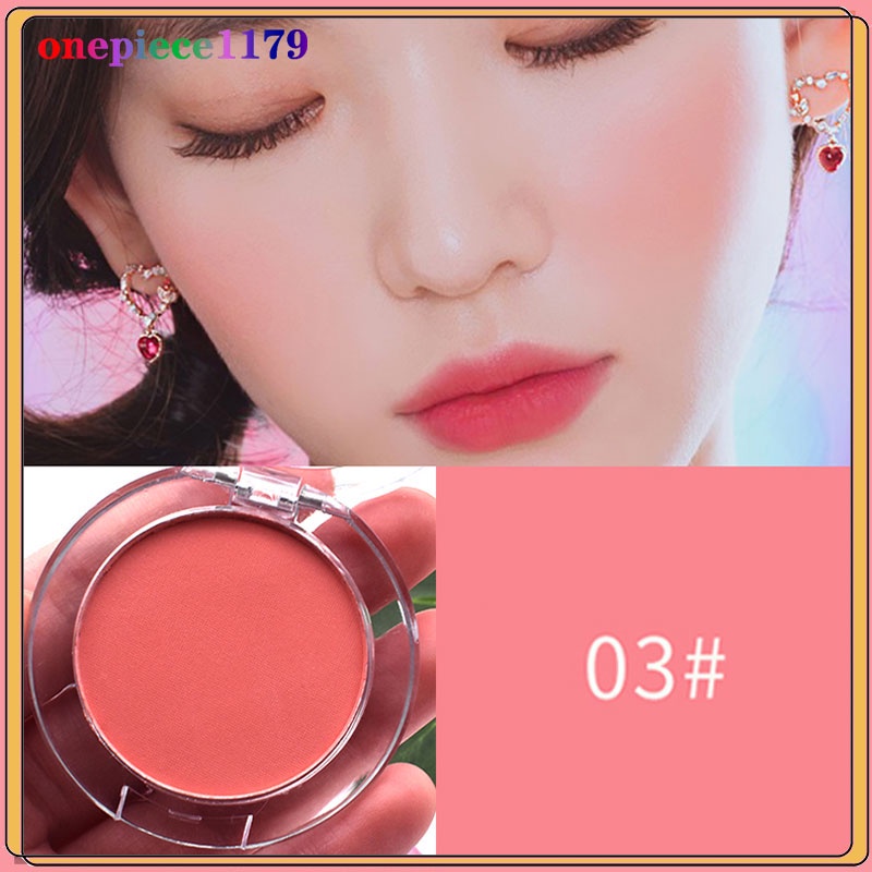 พร้อมส่ง✅lameila✅บลัชออน เนื้อฝุ่นโทนส้มส้มพีช ส้มอิฐ เนื้อดีสีสวยบลัชออน ผลไม้ โทนสีพีช ส้มอิฐ Blushon Monochrome(407) - รูปที่ 2