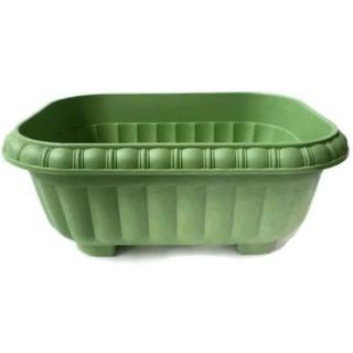 papamami Rectangle Plastic Pots NO.5 Japan กระถางปลูกต้นไม้เขียวอ่อน (10ใบ)