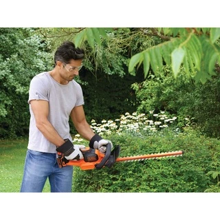 Black+Decker รุ่น GTC18502PCF-B1 เครื่องตัดแต่งพุ่มไม้แบบไร้สาย 18โวลต์ (ครบชุด) พร้อมแบตเตอรี่