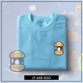 ผ้าฝ้าย 100%เสื้อยืดพิมพ์ลายการ์ตูน game Axie Infinity แฟชั่นสําหรับผู้ชายS-3XL