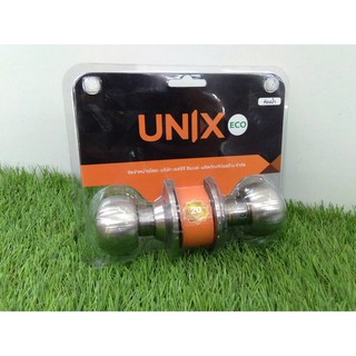 ลูกบิดห้องน้ำ 0750BK-SS สีเงิน  ของแท้ 100% ยี่ห้อ UNIX