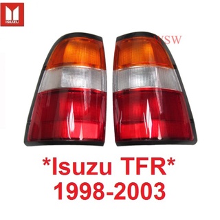 3สี เสื้อไฟท้าย ISUZU TFR TF HOLDEN RODEO 1997 - 2002 2003 ไฟท้าย อีซูซุ มังกรทอง ไฟหลัง อะไหล่ ไฟ ไม่รวมขั้วและหลอดไฟ