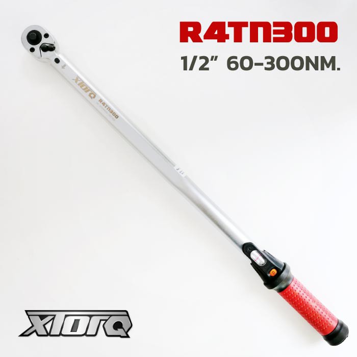 ประแจปอนด์ 1/2" 60-300Nm R4TN300 XTORQ ประแจทอร์ค ประแจวัดแรงบิด 1/2" 4 หุน