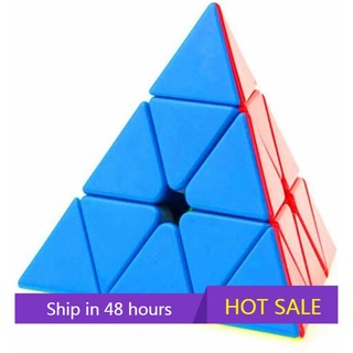 Moyu Pyraminx ลูกบาศก์พีระมิด ความเร็ว ไร้สติกเกอร์ 3x3