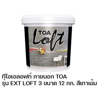 ทีโอเอลอฟท์ ภายนอก TOA รุ่น EXT LOFT 3 ขนาด 12 กก. สีเทาเข้ม