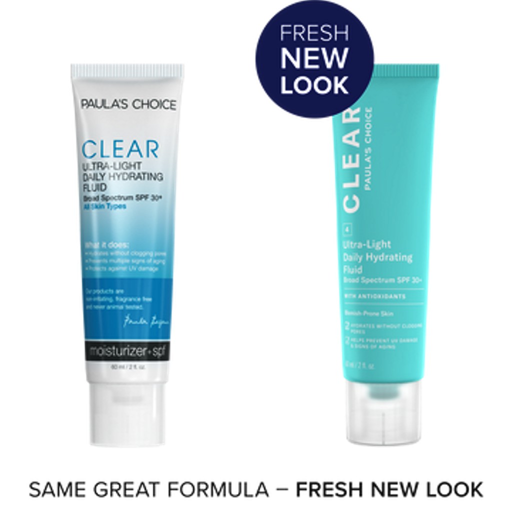 รีวิว PAULA'S CHOICE Clear UltraLight Daily Hydrating Fluid SPF 30