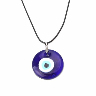 จี้สร้อยคอรูปทรง Evil Eye ป้องกันดวงตาสีฟ้านําโชค Unisex