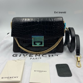 New Givenchy GV3 small croc black light gold y.2019