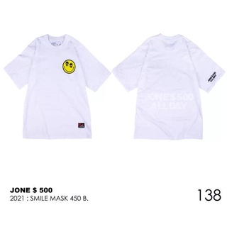 Tee Dr.Street JONE500 เสื้อโจร คลอเล็คชั่นล่าสุด เสื้อยืดสกรีนลาย 2021 Collection 137-138