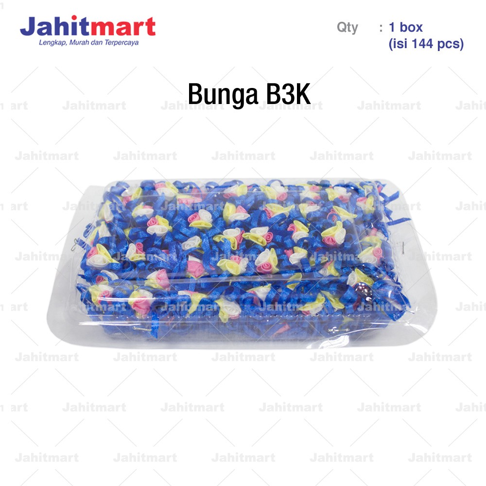 B3K SATIN FLOWERS PER BOX / SOUVENIR FLOWERS / FLOWER APPLICATIONS