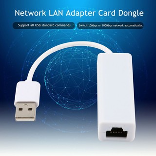 usb 1 . 1 to fast ethernet 10/100 rj 45 อะแดปเตอร์การ์ดเครือข่าย lan dongle 100mb