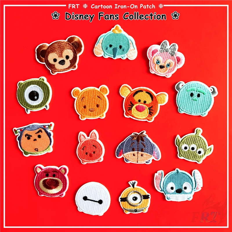 Disney Character Fans Collection（15 Styles）：Winnie The Pooh/Duffy/Toy Story/Baymax/Minions/Dumbo/Stitch/Monsters, Inc. Iron-on Patch 1Pc Cartoon DIY Sew on Iron on Badges Patches