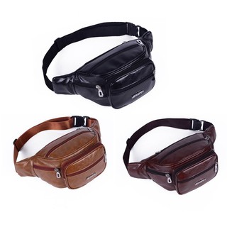 MAYSHOP 99FASH12กระเป๋าหนังคาดอก กระเป๋าคาดเอว ช่องเยอะทรงเท่ กระเป๋าผู้ชาย C11