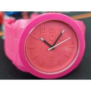 TIDiesel watch strap DZ1439 Silicone Pink 24mm ของแท้มือสอง