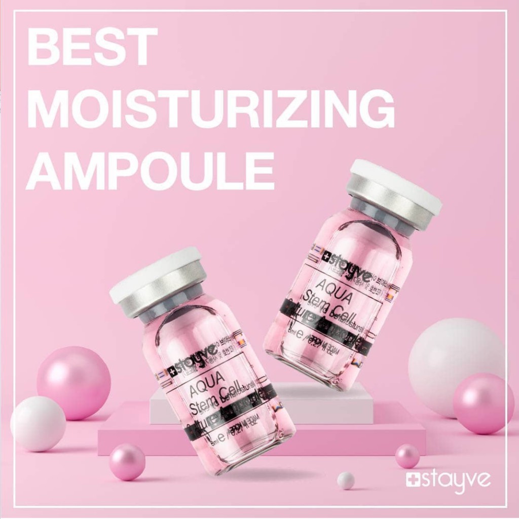 Stayve Booster Aqua Stem. Culture Ampoule บูสเตอร์ BBglow 1ขวด 8ml