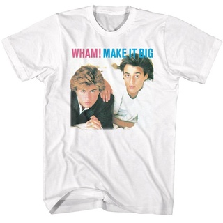 [COD]เสื้อยืด พิมพ์ลาย Wham Make It Big White สําหรับผู้ชายS-5XL