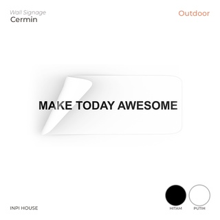 สติกเกอร์กระจก สําหรับตกแต่ง MAKE TODAY AWESOME