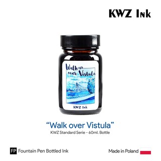 KWZ "Walk over Vistula" Standard Ink 60ml Bottle - หมึกปากกาหมึกซึมคาวูเซต วอร์คโอเวอร์วิสตูลา ขวดขนาด 60 มล.