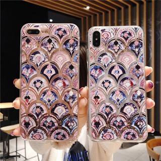 เคสโทรศัพท์มือถือลายกลิตเตอร์สําหรับ Iphone X 11 12 Mini 6 6 S Plus 7 8 Xs Max Xr