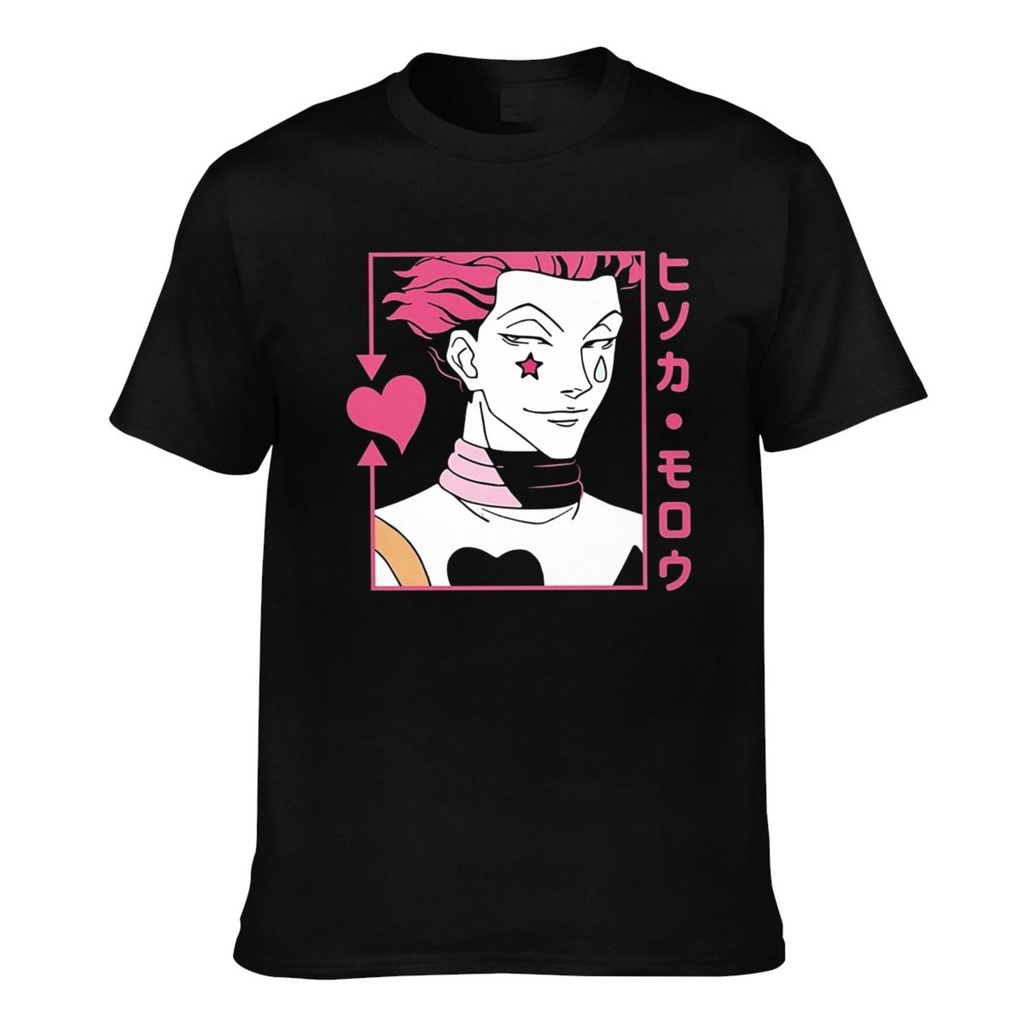 เสื้อยืดแปลกใหม่ Hunter X Hunter Hisoka Morow เสื้อยืดพิมพ์ลายตลก