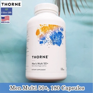 วิตามินรวม สำหรับผู้ชาย Mens Multi 50+, 180 Capsules - Thorne Research