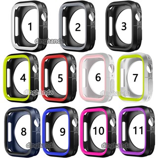 เคสซิลิโคน สำหรับ Apple Watch Series 4 5 6 SE 7 ขนาด 40 มม 44 มม 41mm 45mm