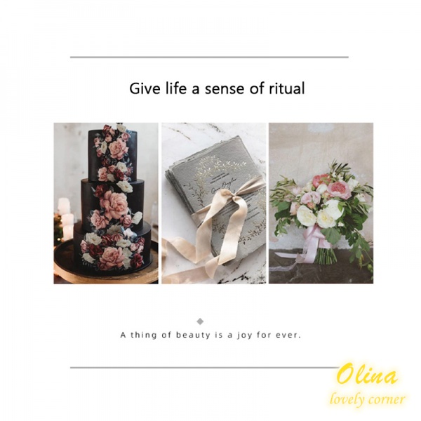 ริบบิ้นผ้าซาติน กว้าง 16 มม. ยาว 9.1 ม. ต่อม้วน สําหรับตกแต่งกล่องเค้ก