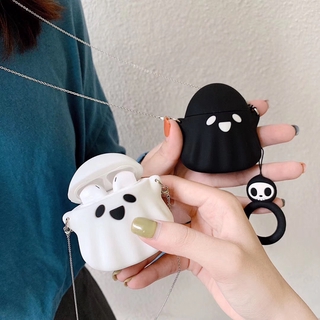 เคสซิลิโคนนิ่ม ลายผีน่ารัก สําหรับ Apple AirPods 1 2 Pro 2 3