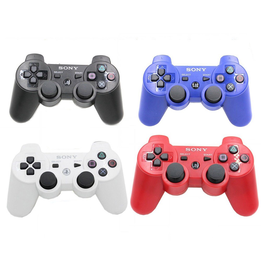 จอยสติ๊กควบคุมตัวควบคุมแกนหกแกนของแท้อย่างเป็นทางการ Dualshock ไร้สาย Ps3 3 เกม Playstation สุดฮอตใหม่
