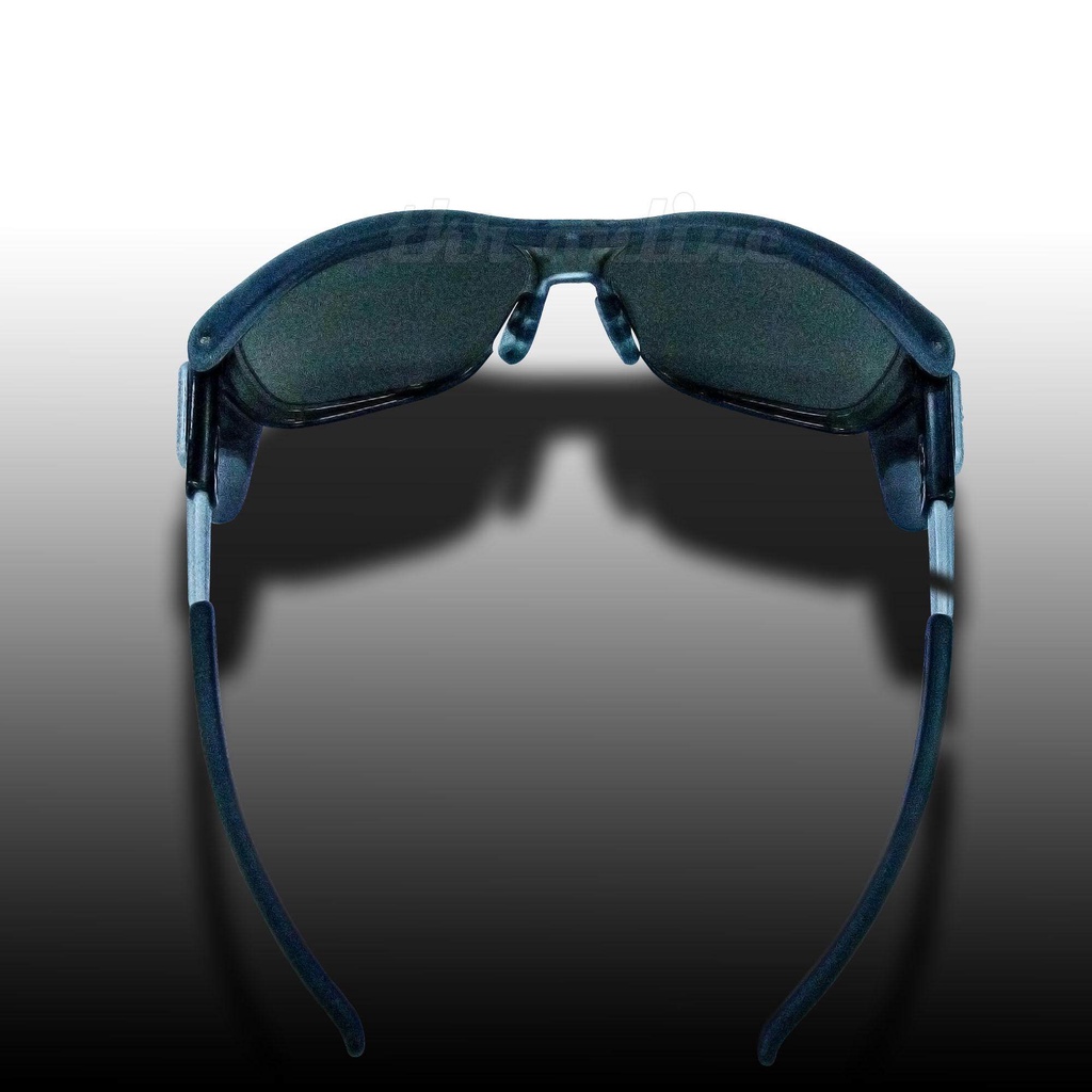 #ส่งฟรี 3M แว่นตานิรภัย กันสะเก็ด กันแดด กันแสงยูวี 99.9% เคลือบสารป้องกันฝ้า รุ่น NUVO 11412 (สีดำ)