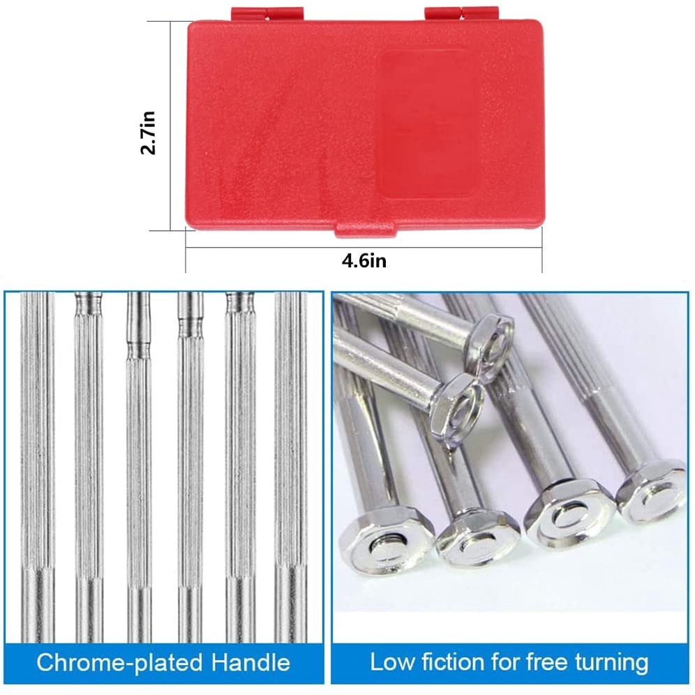 11 ชิ้นอัพเกรด Tougher Mini Precision ไขควงชุดกล่องสีแดงสําหรับของเล่นอิเล็กทรอนิกส์คอมพิวเตอร์นาฬิกาซ่อม - รูปที่ 2
