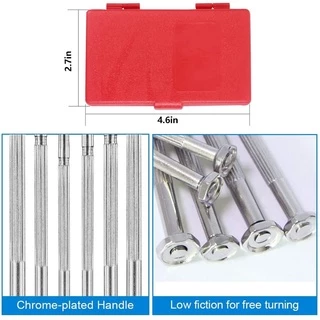 11 ชิ้นอัพเกรด Tougher Mini Precision ไขควงชุดกล่องสีแดงสําหรับของเล่นอิเล็กทรอนิกส์คอมพิวเตอร์นาฬิกาซ่อม