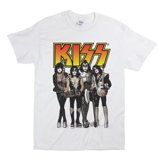 เสื้อยืด พิมพ์ลายวง Kiss Band Music Merch Kiss Band Kiss Band สําหรับผู้ชาย 367857S-5XL