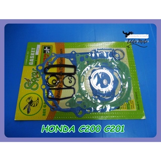 HONDA C200 C201 ENGINE GASKET COMPLETE SET  // ปะเก็นเครื่อง ชุดใหญ่ สินค้าคุณภาพดี