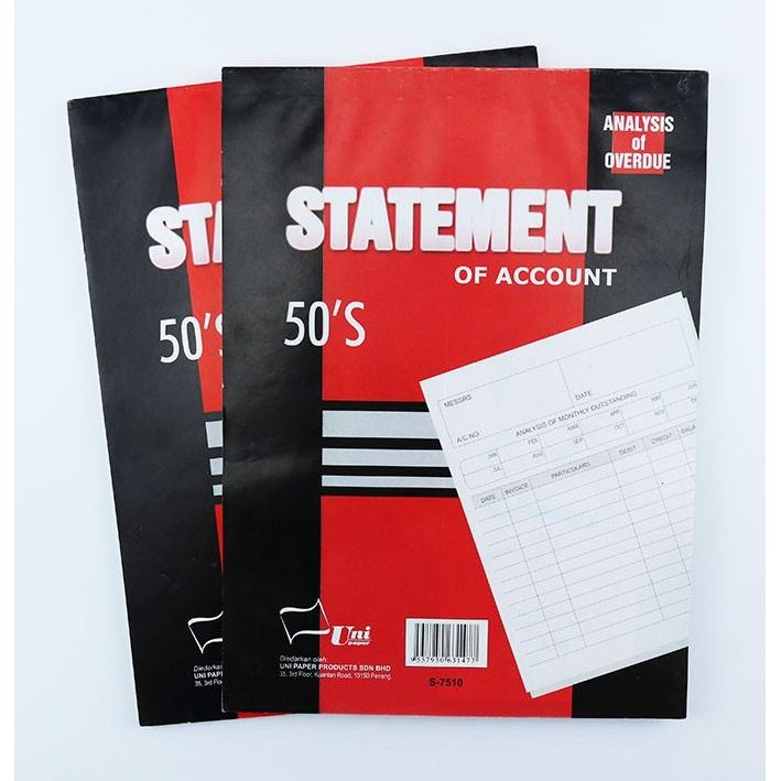 S-7510 สถิติของ ACCOUNT 50S