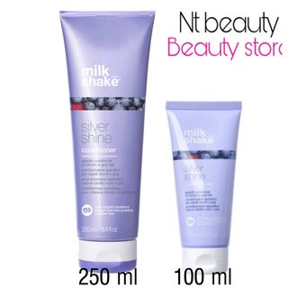 Milk shake silver shine conditioner 250 ml 100 ml milkshake มิลค์เชค ซิลเวอร์ คอนดิชั่นเนอร์ ซิลเวอร์ไชน์