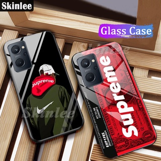 Skinlee เคสกระจกนิรภัย ป้องกันด้านหลัง สําหรับ Realme 9i 9 Pro Plus Narzo 50A Prime 9i 9 Narzo 50 Pro GT Neo3 GT Neo 3T