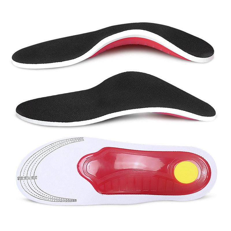 三维 Arch Support Insoles Gel Pad Premiumx Orthotic Gel High Arch Support Flat Feet สําหรับผู้หญิง / ผู้ชายกระดูกปวดเท้า Unisex