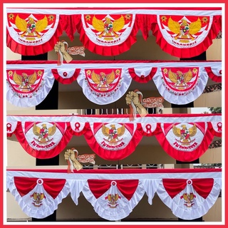 BENDERA BACKGROUND 17 AGUSTUS GARUDA MERAH PUTIH