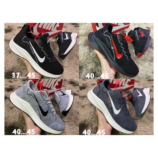 รองเท้าวิ่งไ นกี้  SIZE.37-45 มี 4 สี รองเท้าชายและหญฺิง นุ่ม ทรงสวยใส่ สบาย เบา🚀พร้อมส่ง🚀